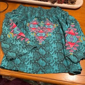 NWT Size Large Judith March Embroidered Tunic